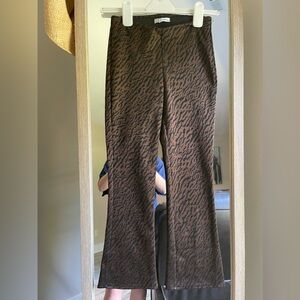 Zara Animal Print Pant - Size Small